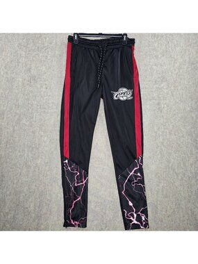 NBA Cleveland Cavaliers Men Track Pants Black/Red Size Small Lightweight